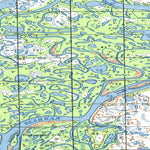 Soviet Genshtab map - q60-137/138 - Russia