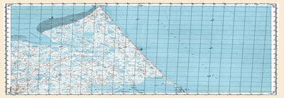 Soviet Genshtab map - q60-141/142 - Russia