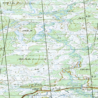 Soviet Genshtab map - r36-109/110--(1979) - Russia
