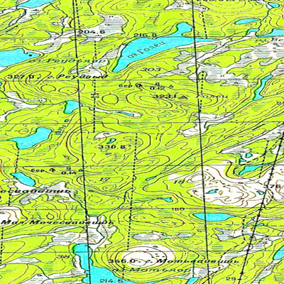 Soviet Genshtab map - r36-111/112 - Russia