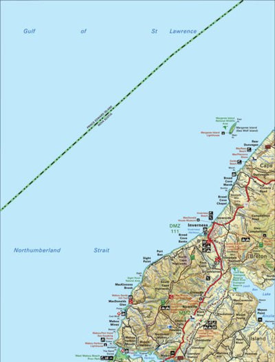 Map48 Inverness - Nova Scotia Backroad Mapbook