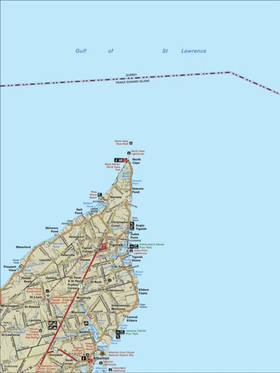 Map66 Tignish PEI - Nova Scotia Backroad Mapbook