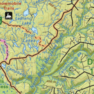 Map52 Cape Breton Highlands National Park West - Nova Scotia Backroad Mapbook