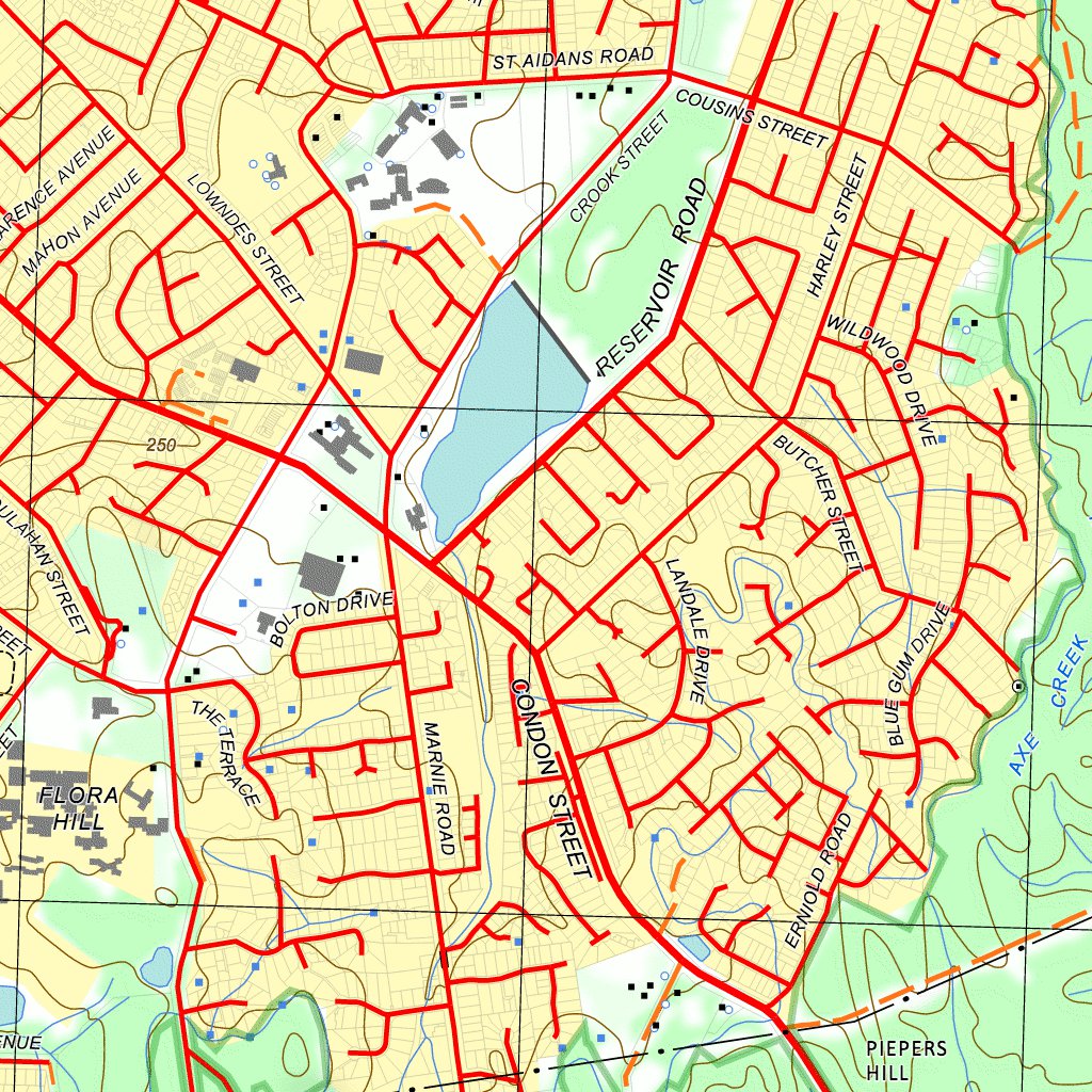 7724-2-N BENDIGO NORTH Map by nswtopo | Avenza Maps