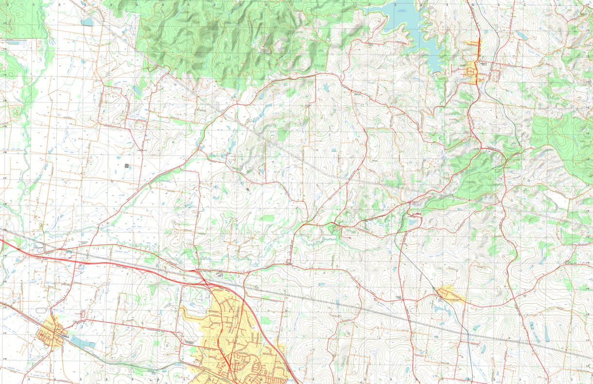 80211N DROUIN NORTH Map by nswtopo Avenza Maps