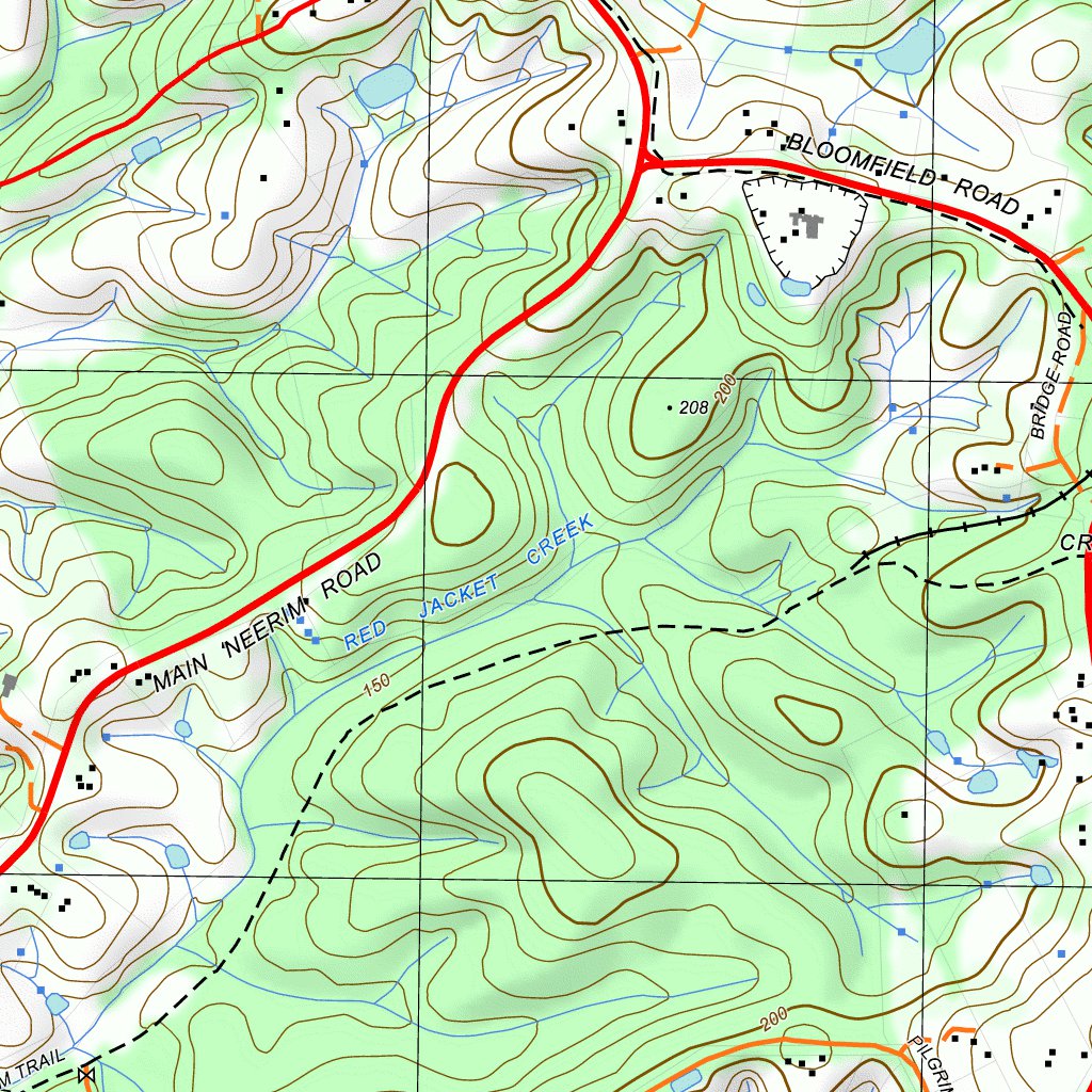80211N DROUIN NORTH Map by nswtopo Avenza Maps