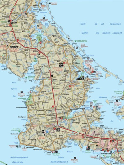 Map35 Summerside - Prince Edward Island - New Brunswick