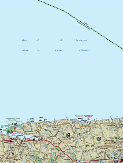 Map38 St Peters Bay - Prince Edward Island - New Brunswick