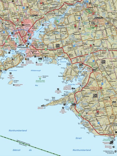 Map25 Charlottetown - Prince Edward Island - New Brunswick
