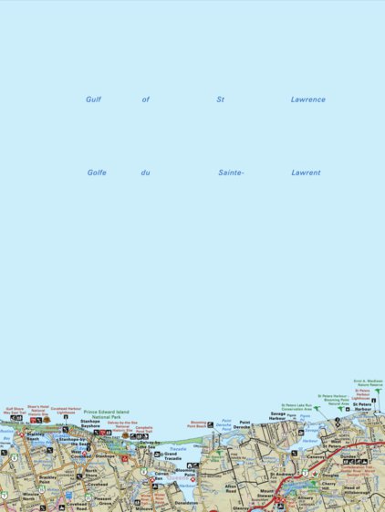 Map37 Mount Stewart - Prince Edward Island - New Brunswick