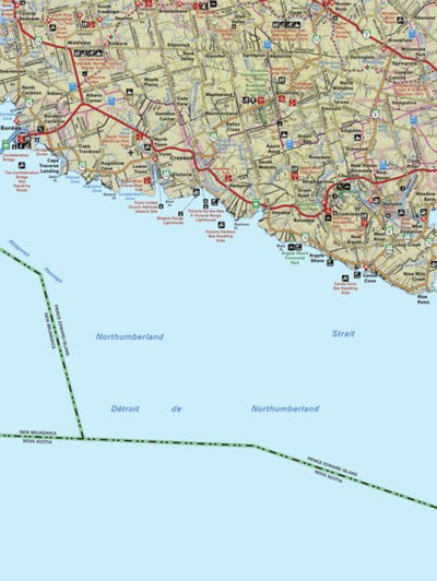 Map24 Borden-Carleton - Prince Edward Island - New Brunswick