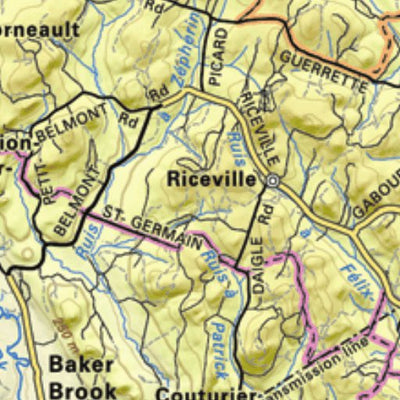 Map50 Edmundston - New Brunswick