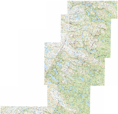 Fjällkartan Valsjöbyn - Tärnaby