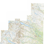 Fjällkartan Stora Sjöfallet - Treriksröset