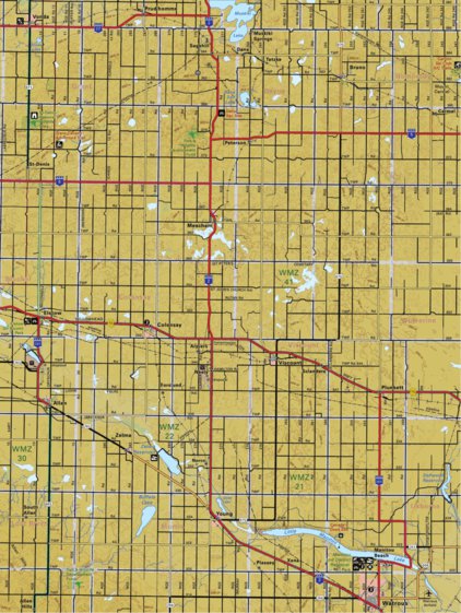 Map50 Colonsay - Saskatchewan