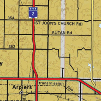 Map50 Colonsay - Saskatchewan