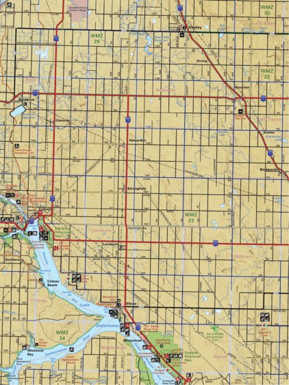Map38 Hanley - Saskatchewan