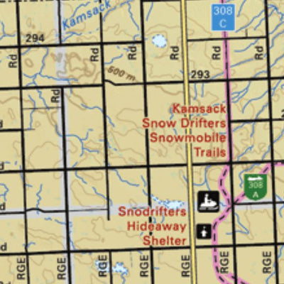 Map43 Yorkton - Saskatchewan