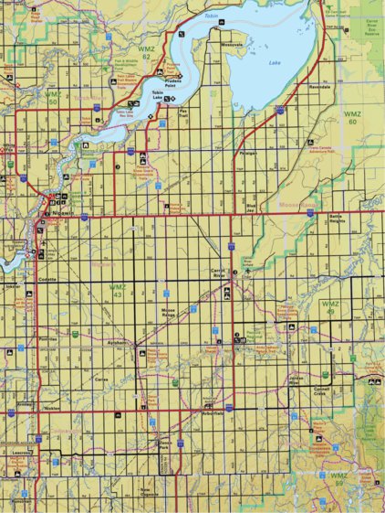 Map73 Nipawin - Saskatchewan