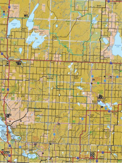 Map68 Glaslyn - Saskatchewan
