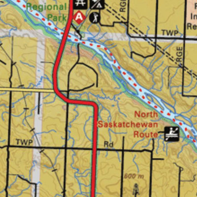 Map58 North Battleford - Saskatchewan