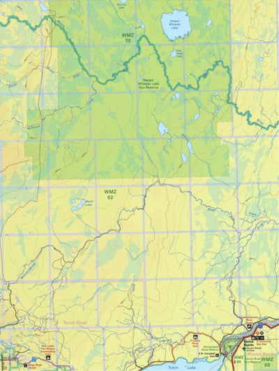 Map83 E.B. Campbell Dam - Saskatchewan