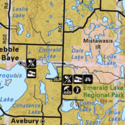 Map69 Shell Lake - Saskatchewan