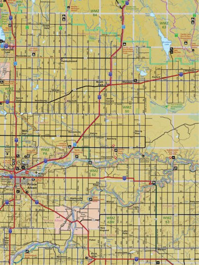 Map71 Prince Albert - Saskatchewan