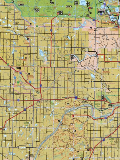 Map70 Shellbrook - Saskatchewan Map by Backroad Mapbooks | Avenza Maps