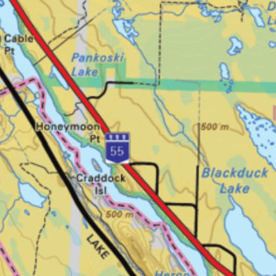 Map79 Big River - Saskatchewan