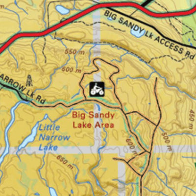 Map92 Wapawekka Lake - Saskatchewan