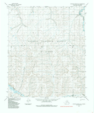 Ikpikpuk River B-2, AK (1985, 63360-Scale) Preview 1