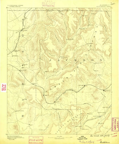 Scottsboro, AL-TN (1888, 125000-Scale) Preview 1