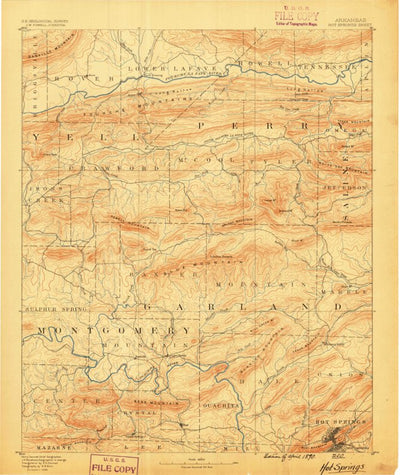 Hot Springs, AR (1890, 125000-Scale) Preview 1
