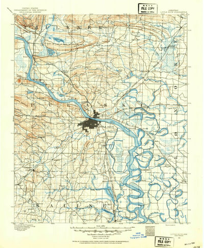 Little Rock, AR (1891, 125000-Scale) Preview 1