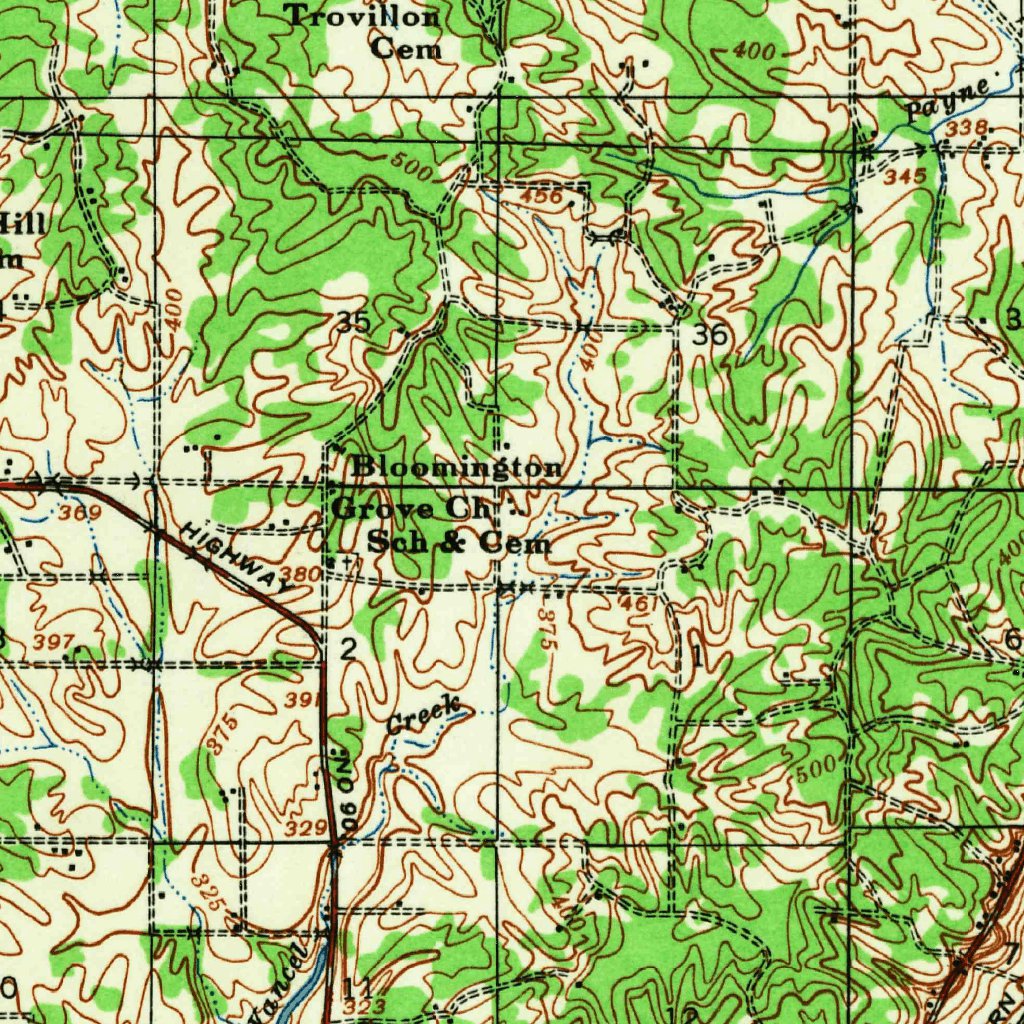 Rector, AR-MO (1935, 62500-Scale) Map by United States Geological ...