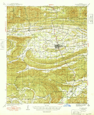 Waldron, AR (1949, 62500-Scale) Preview 1