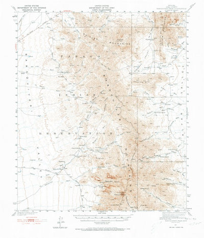 Baboquivari Peak, AZ (1941, 62500-Scale) Preview 1