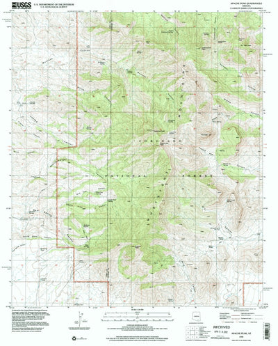 Apache Peak, AZ (1996, 24000-Scale) Preview 1