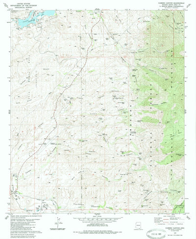 Cumero Canyon, AZ (1981, 24000-Scale) Preview 1