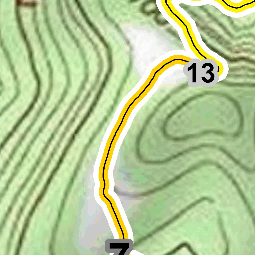 Greenleaf Trail Run Map by Sandy Tracks Avenza Maps