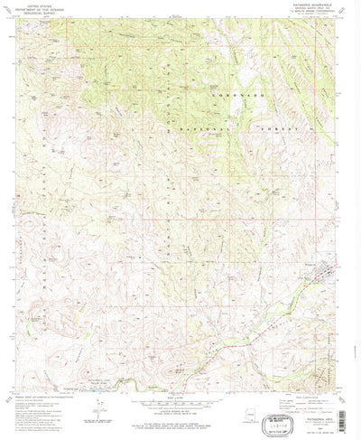 Patagonia, AZ (1981, 24000-Scale) Preview 1