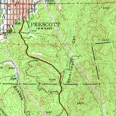 Prescott, AZ (1947, 62500-Scale) Preview 3