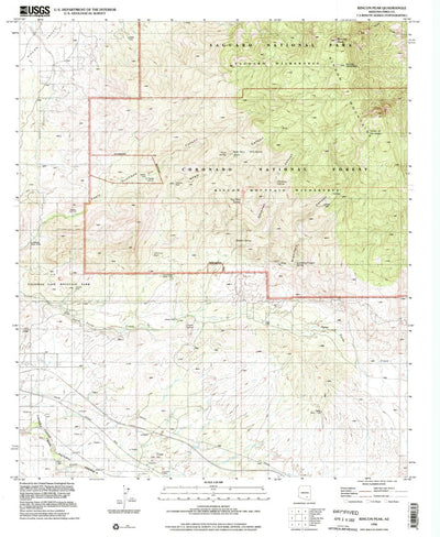 Rincon Peak, AZ (1996, 24000-Scale) Preview 1