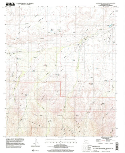 Shingle Mill Mountain, AZ (1997, 24000-Scale) Preview 1