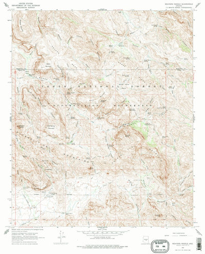 Weavers Needle, AZ (1966, 24000-Scale) Preview 1