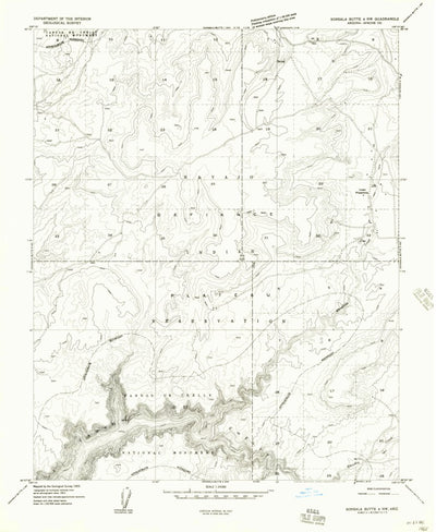 Lower Wheatfields, AZ (1955, 24000-Scale) Preview 1