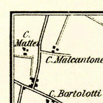 Bologna environs map, 1908