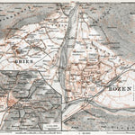 Map of the environs of Bozen/Gries, 1910