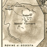 Monte Castellammare map, 1929